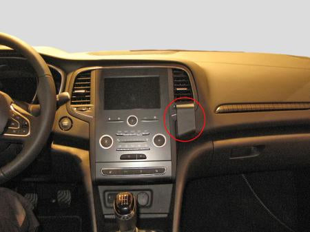 Brodit ProClip Mobile – Auto-Halterung – Lüftungsschlitz – für Renault Mégane IV 2016–2017 – Schwarz