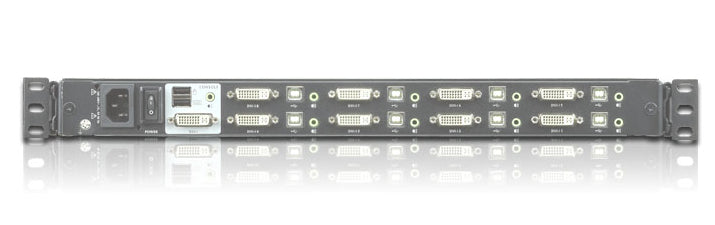 ATEN 17,3" Breitbild – Rack-LCD-Konsole – 1920 × 1080, DVI/DP, USB, UK-Layout – 1U
