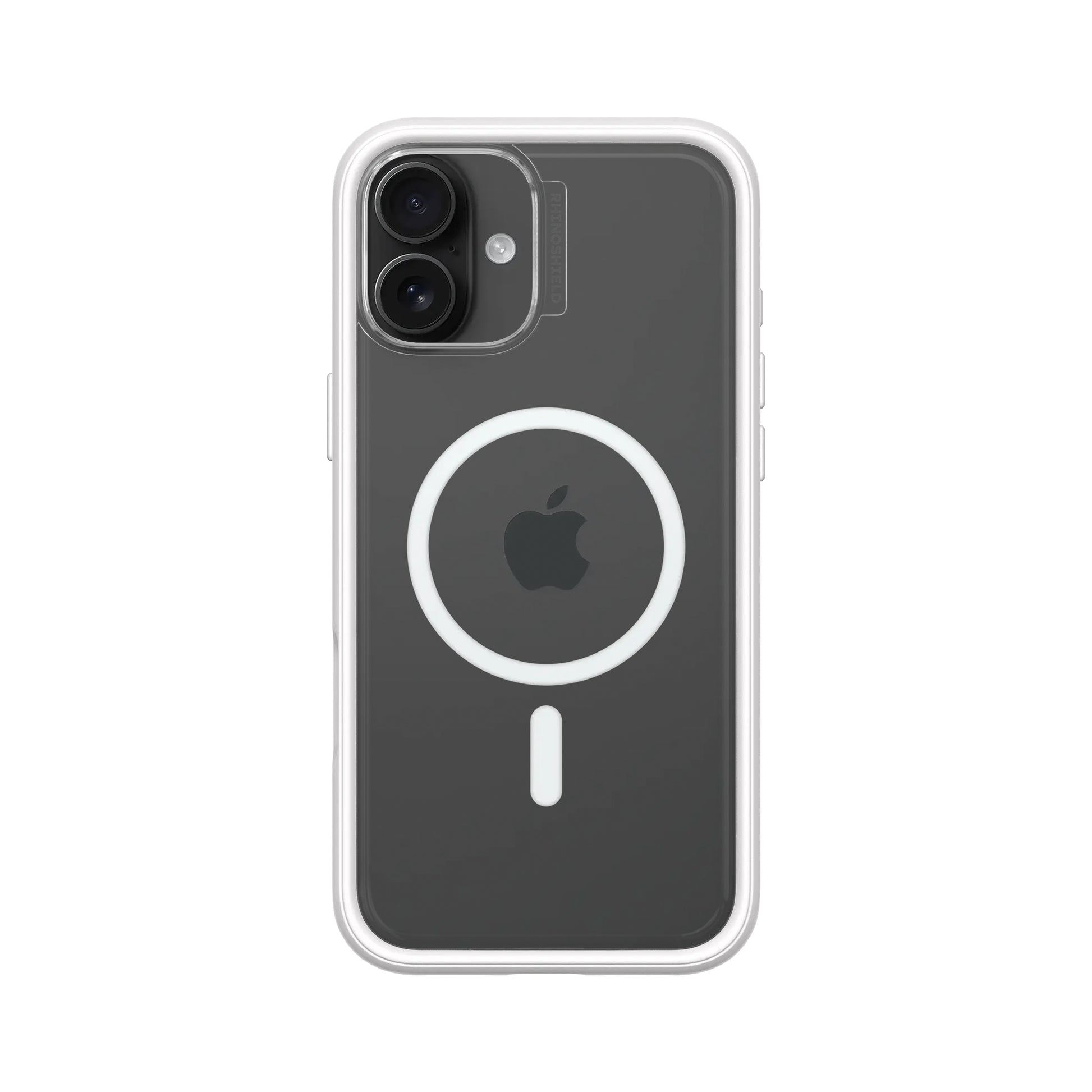 RhinoShield Backcover Mod NX – für Apple iPhone 16 Plus – transparent/weiss – MagSafe-kompatibel