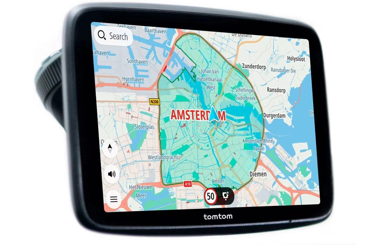 TomTom GO Superior 7 – 7" HD720 Interaktives Display (Touch), Schwarz