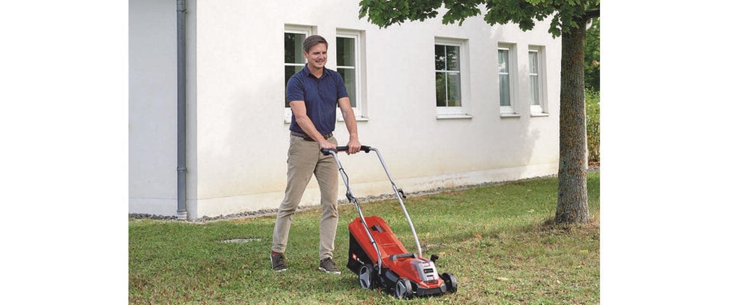 Einhell GE-CM 18/33 Li-Solo Akku-Rasenmäher – 18 V – 33 cm – 30 l – 25–65 mm – Power X-Change