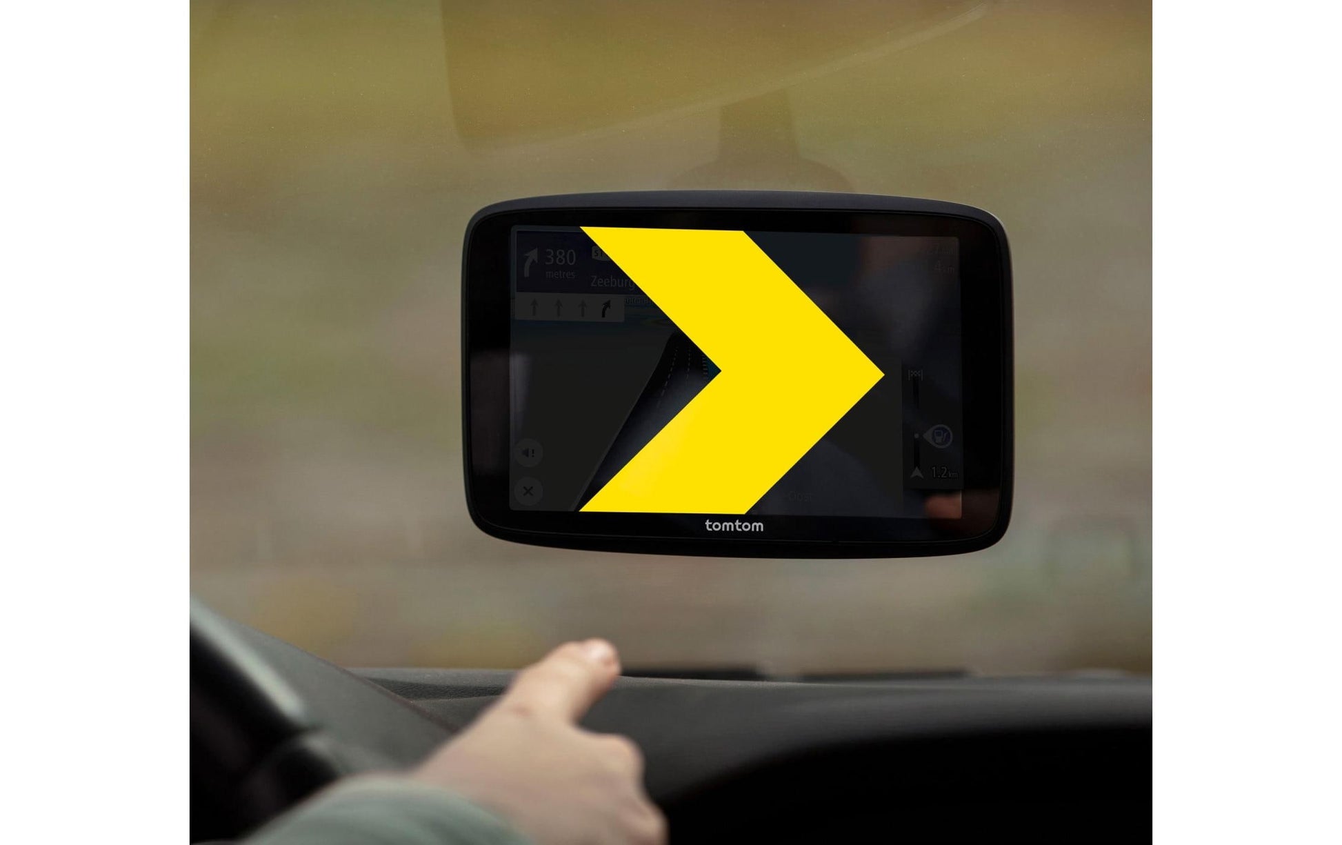 TomTom GO Superior 7 – 7" HD720 Interaktives Display (Touch), Schwarz