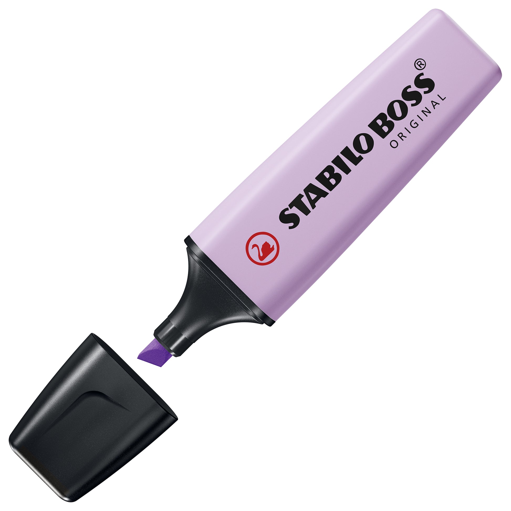 STABILO BOSS Original Textmarker Set 4 Pastellfarben – Keilspitze, 2–5 mm