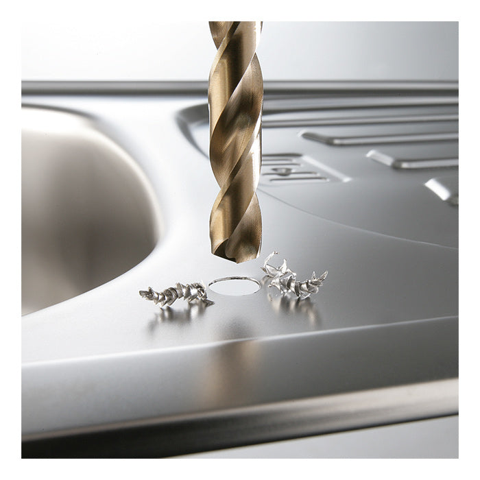 kwb Spiralbohrer 1 × 227 mm HSS-Co Zylinderschaft – für Metall & Kunststoff