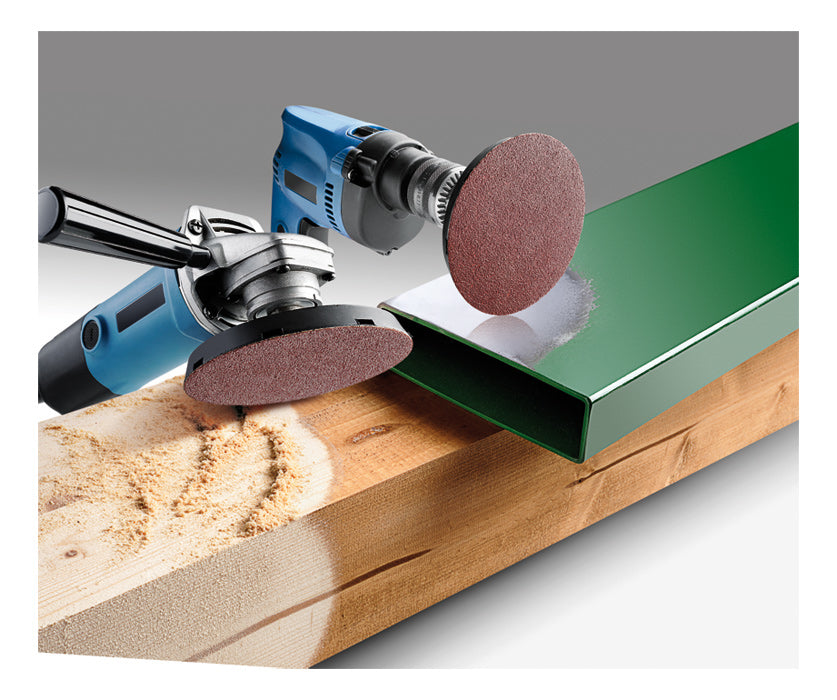kwb Schleifscheibe 125 mm – P120 – für Metall & Holz – 5 Stk