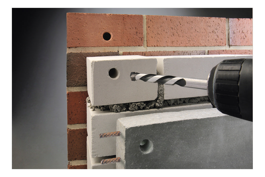 kwb Bohr- & Bit-Set 3/4/5/6/8 mm Zylinderschaft – für Mauerwerk & Beton – 5-tlg.