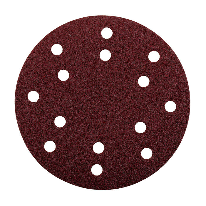 kwb Schleifscheiben 150 mm P40 – Klett, gelocht – 5 Stk – für Metall & Holz – für Exzenterschleifer
