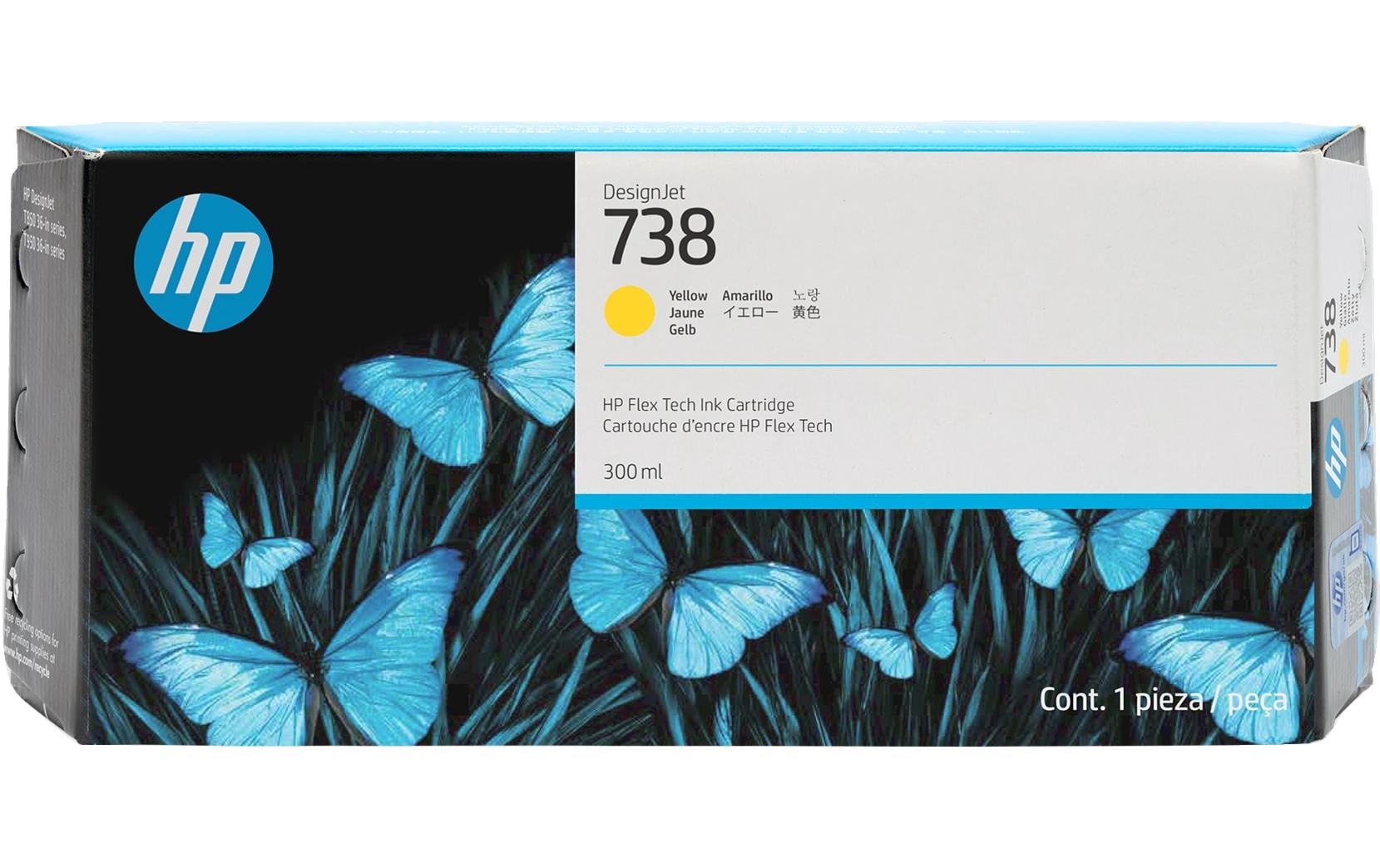 HP Tintenpatrone 676M8A, Gelb, 300 ml