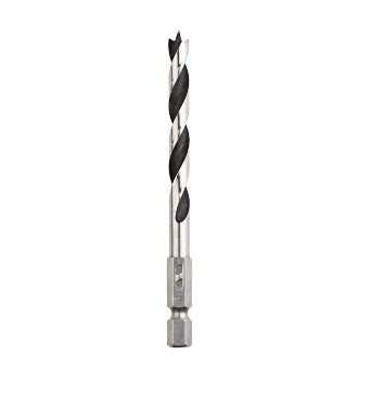 kwb Spiralbohrer 5 × 60 mm CrV 1/4" Sechskant – für Holz