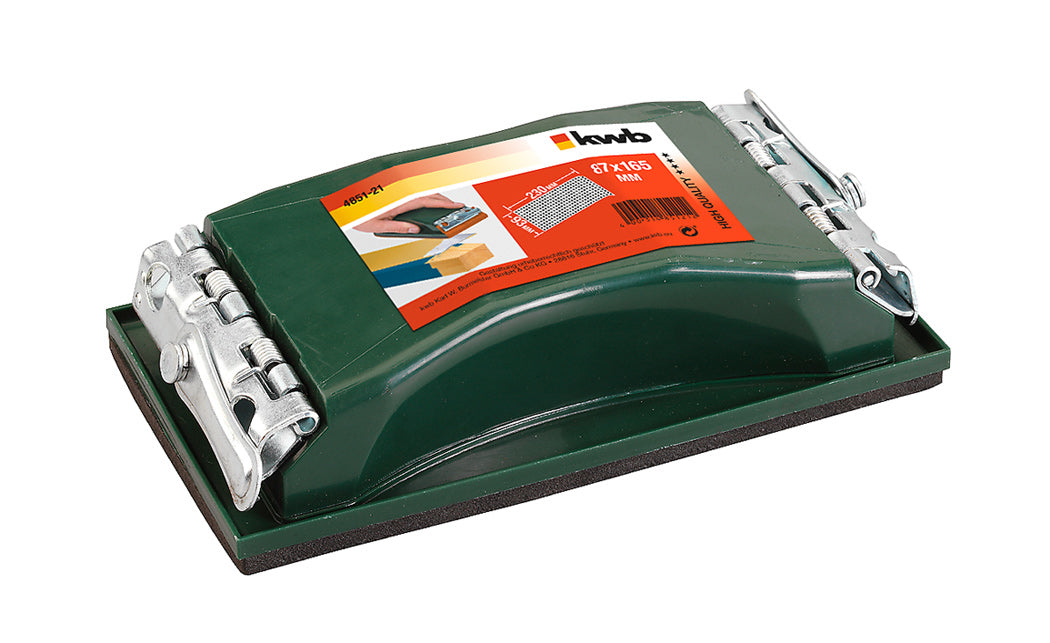 kwb 485121 Flexibler Handschleifer – Sandpapier 230 × 93 mm, Kunststoffgriff