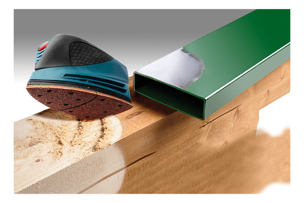 kwb Schleifpapier 100 × 62 mm P180 – für Lackoberflächen – 5 Stk