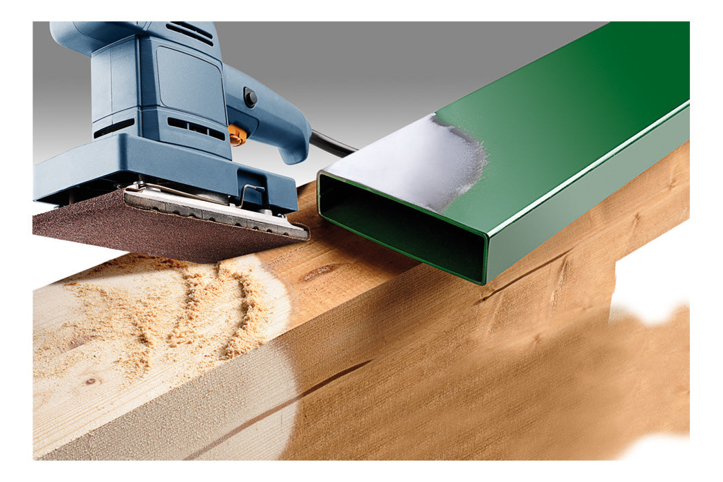 kwb Schleifpapier 93 × 230 mm Korund – für Metall, Holz – 10 Stk – P80