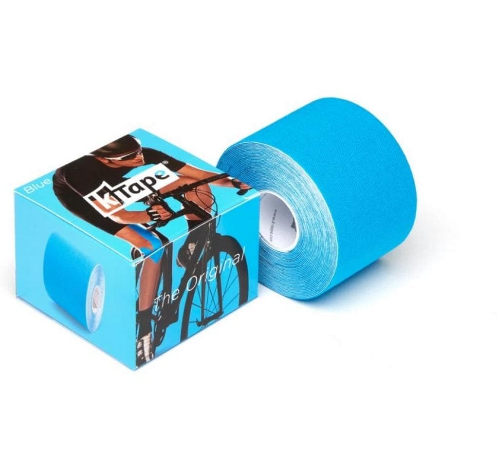 K-Tape Binde Kinesiotape – 50 mm × 5 m, blau, latexfrei