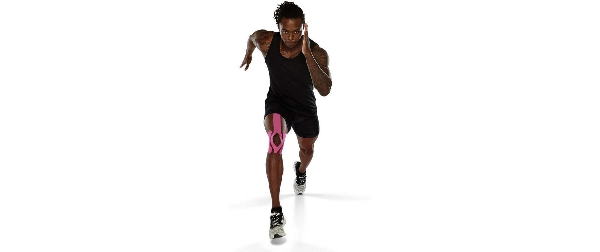 K-Tape Binde Kinesiotape – 50 mm × 5 m, pink, Spandex/Baumwolle