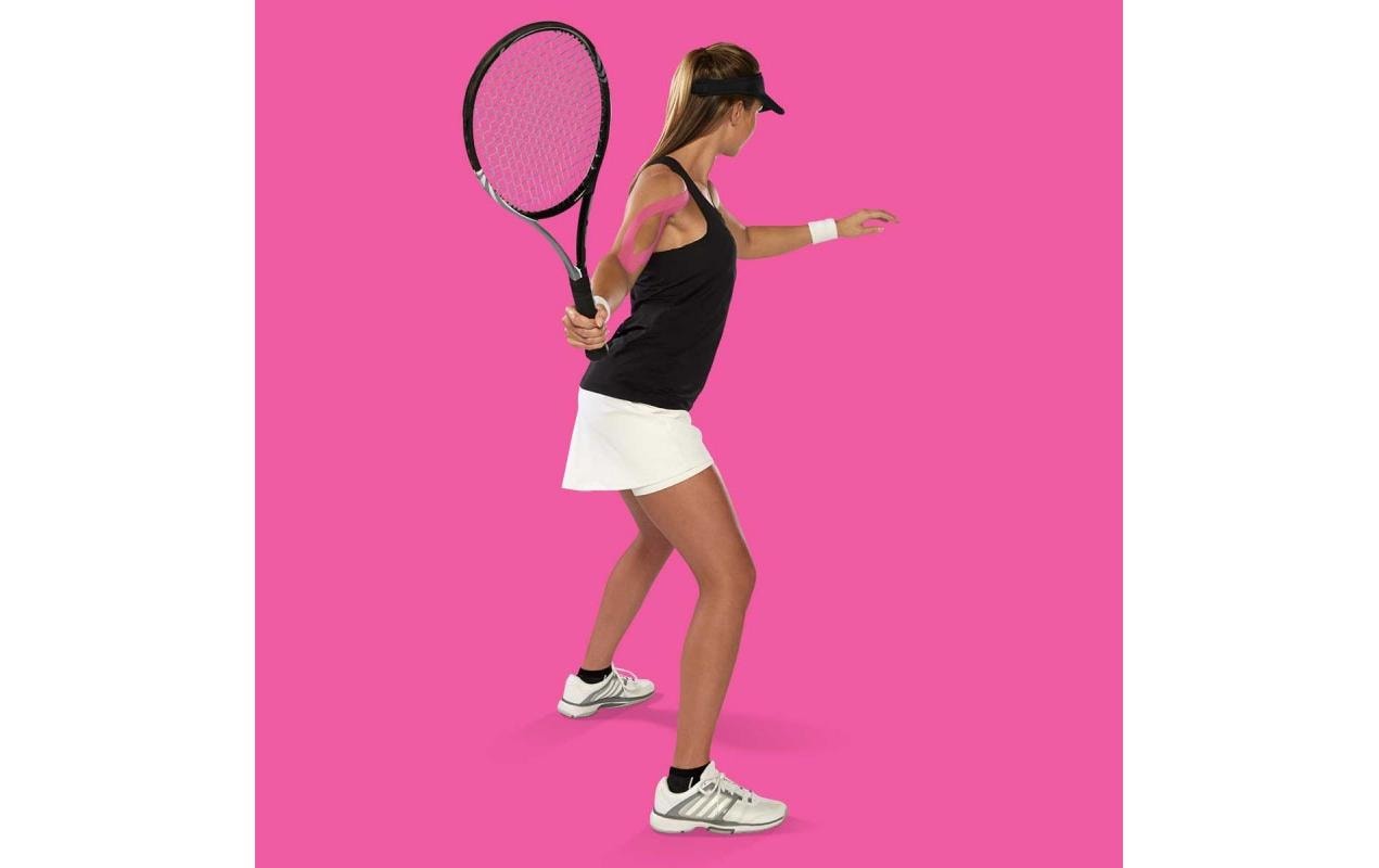 K-Tape Pflasterrolle XXL – 50 mm × 22 m, zuschneidbar, pink
