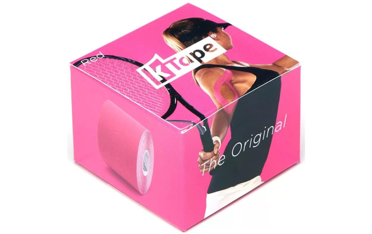 K-Tape Binde Kinesiotape – 50 mm × 5 m, pink, Spandex/Baumwolle