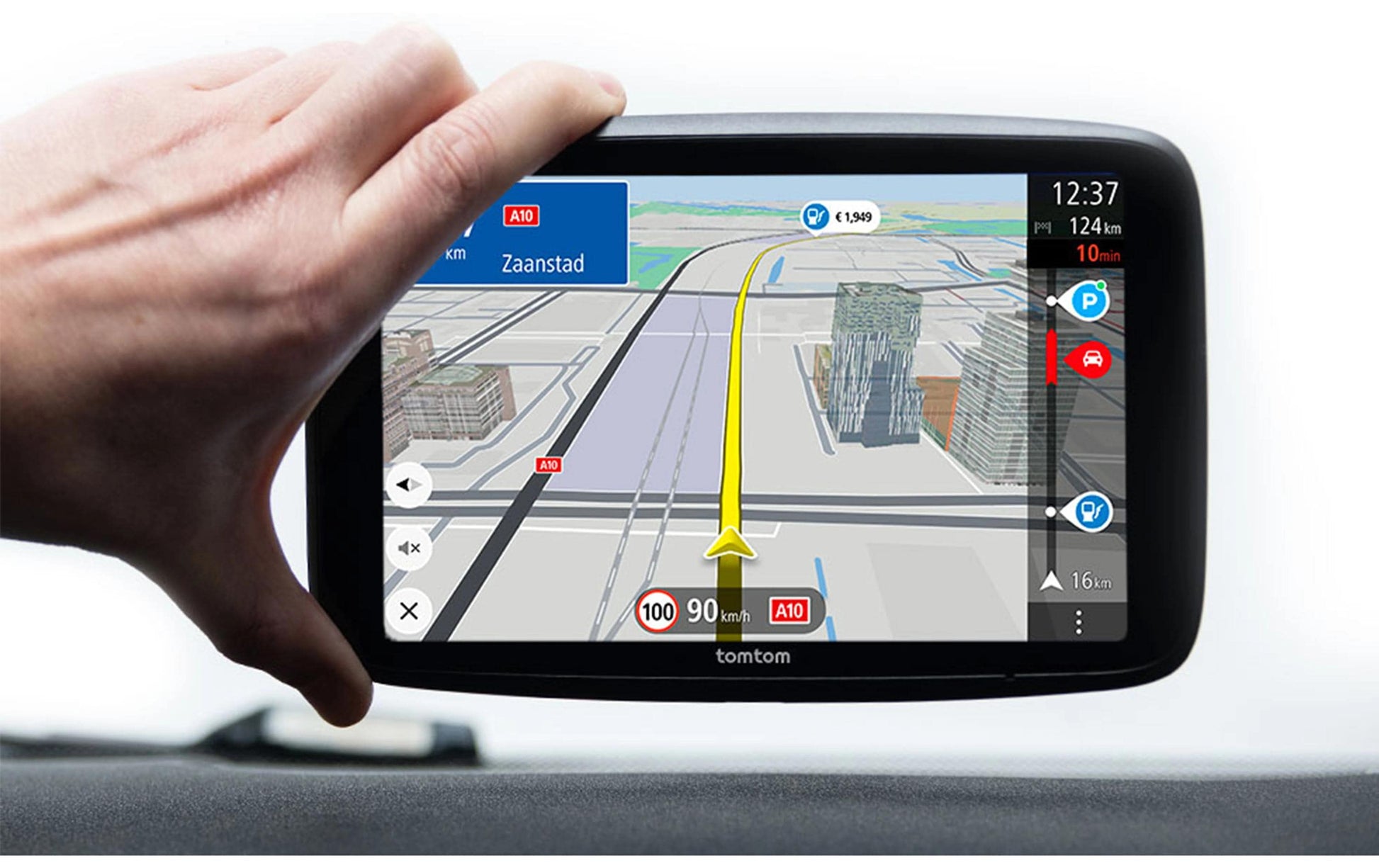 TomTom GO Superior 7 – 7" HD720 Interaktives Display (Touch), Schwarz
