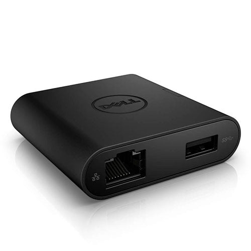 DELL DA200 Multiport-Adapter – USB-C, HDMI/VGA, 1× USB-A, GbE