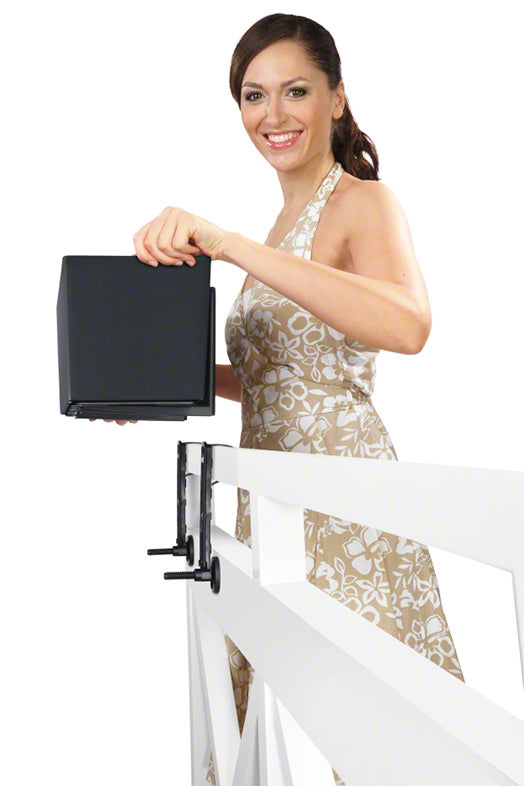 LECHUZA Topfpflanzer – 50 × 19 × 19 cm, 8 l – Kunststoff, braun