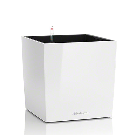 LECHUZA Topfpflanzer – 39 × 39 × 40 cm – Polypropylen (PP), weiss