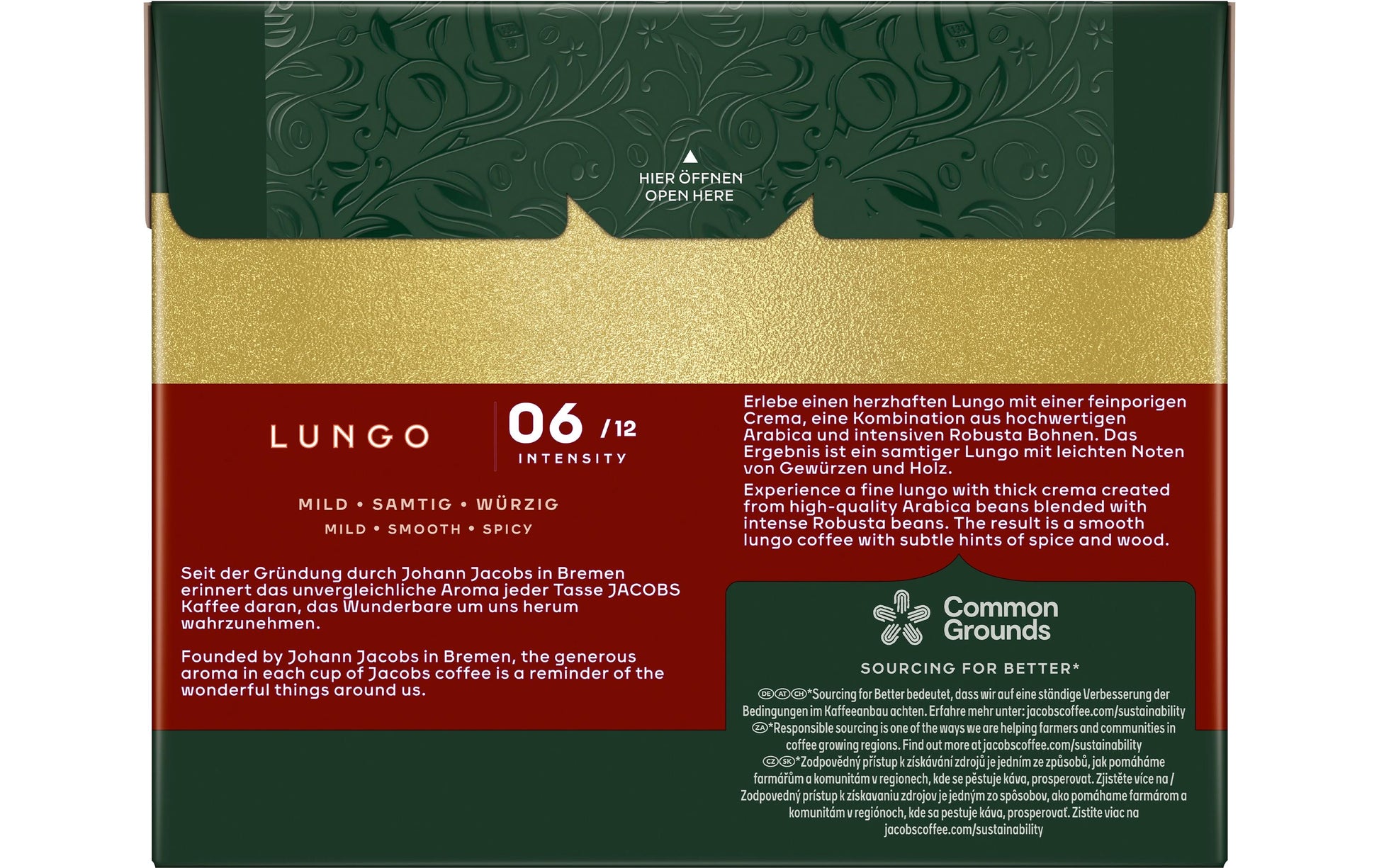 Jacobs Classico – Kapseln für Nespresso – Lungo, Intensität 6, 200 Kapseln