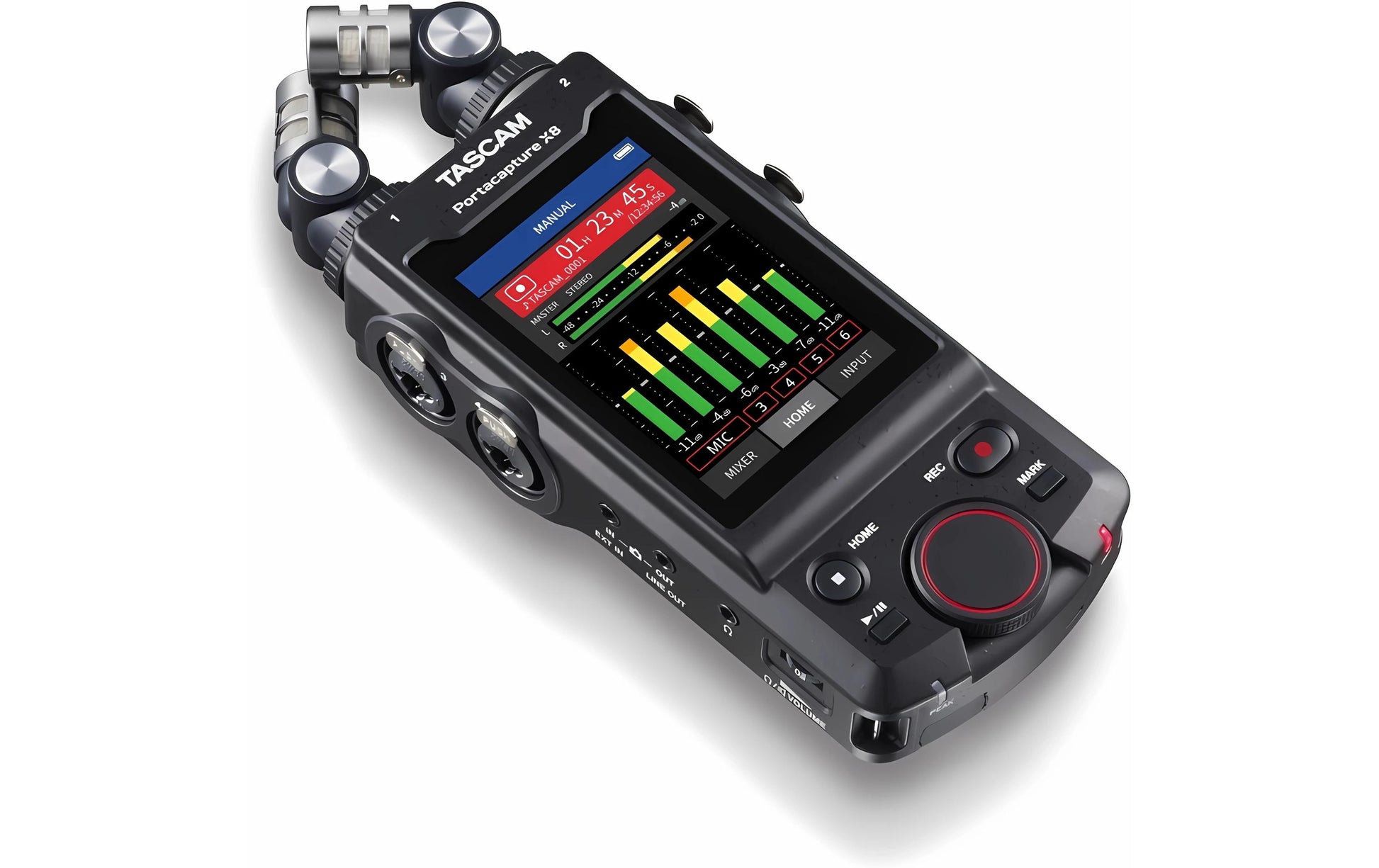 Tascam Portacapture X8 – Mehrspur-Recorder – 512 GB, Netzbetrieb