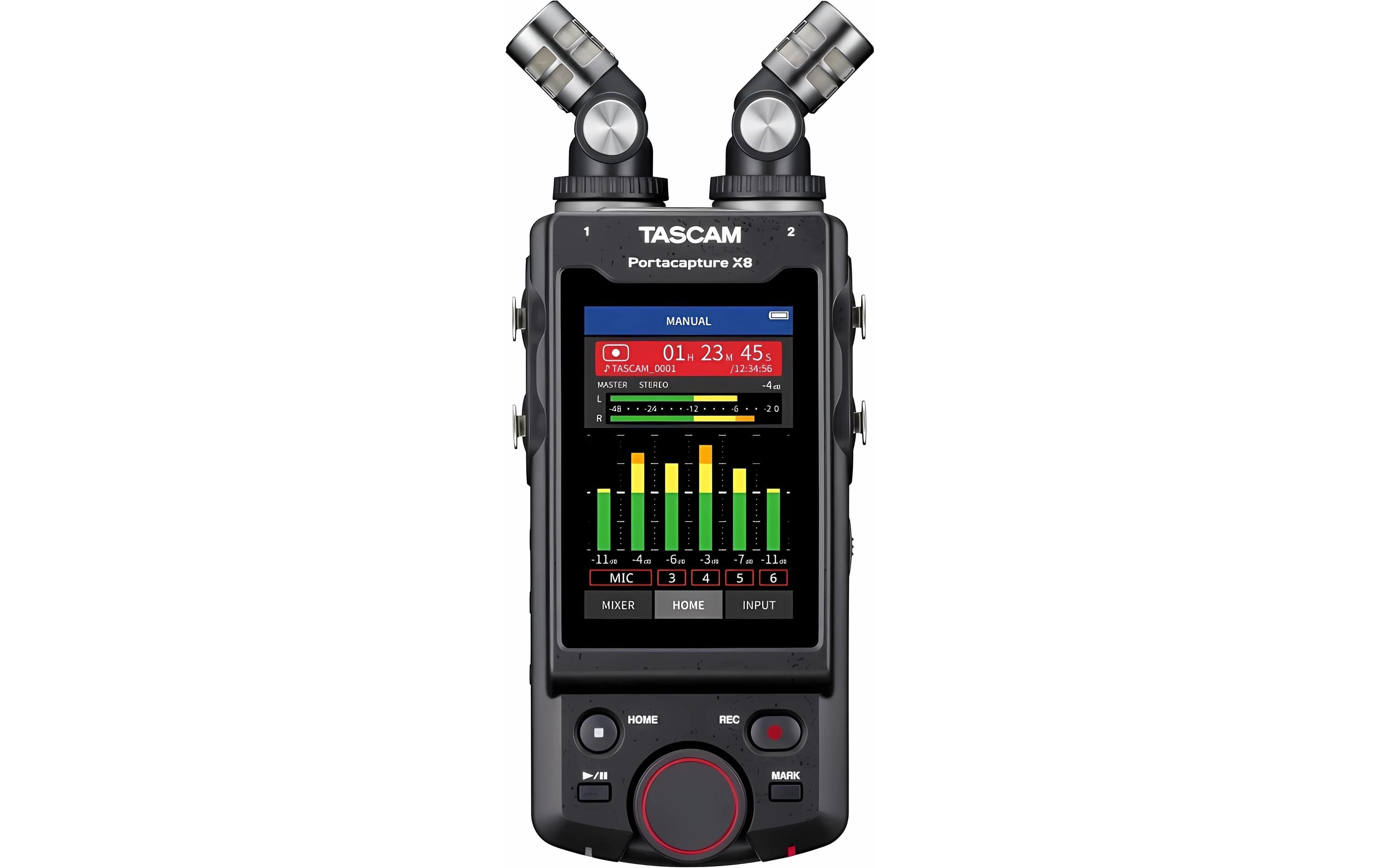 Tascam Portacapture X8 – Mehrspur-Recorder – 512 GB, Netzbetrieb