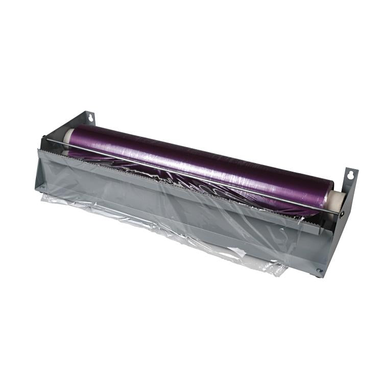 Weitafresh Folienabrollgerät 45 cm, Edelstahl, mit Abreissschiene, wandmontierbar, für Endlosrollen