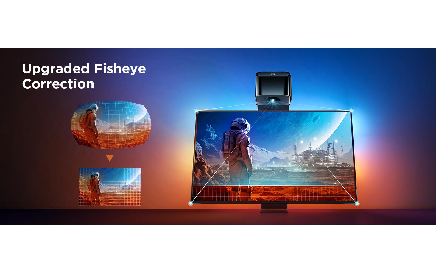 Govee Envisual T3 TV-Backlight-Set – RGBIC, Bluetooth – für 55–65" TVs – Schwarz