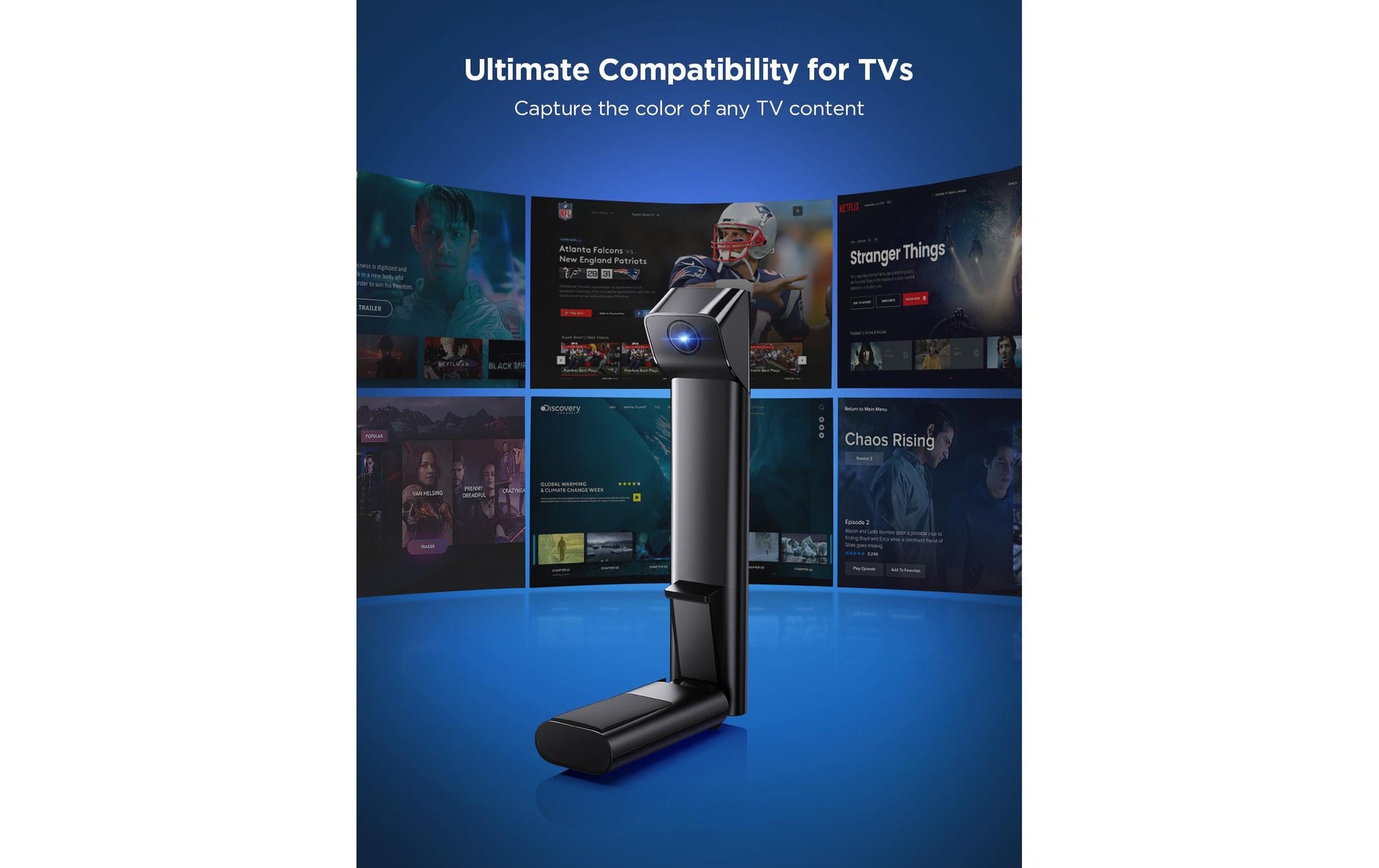 Govee Envisual T3 – LED-Wandrahmen, Wandmontage, für 75–85", WLAN, Bluetooth, Farbwechsel