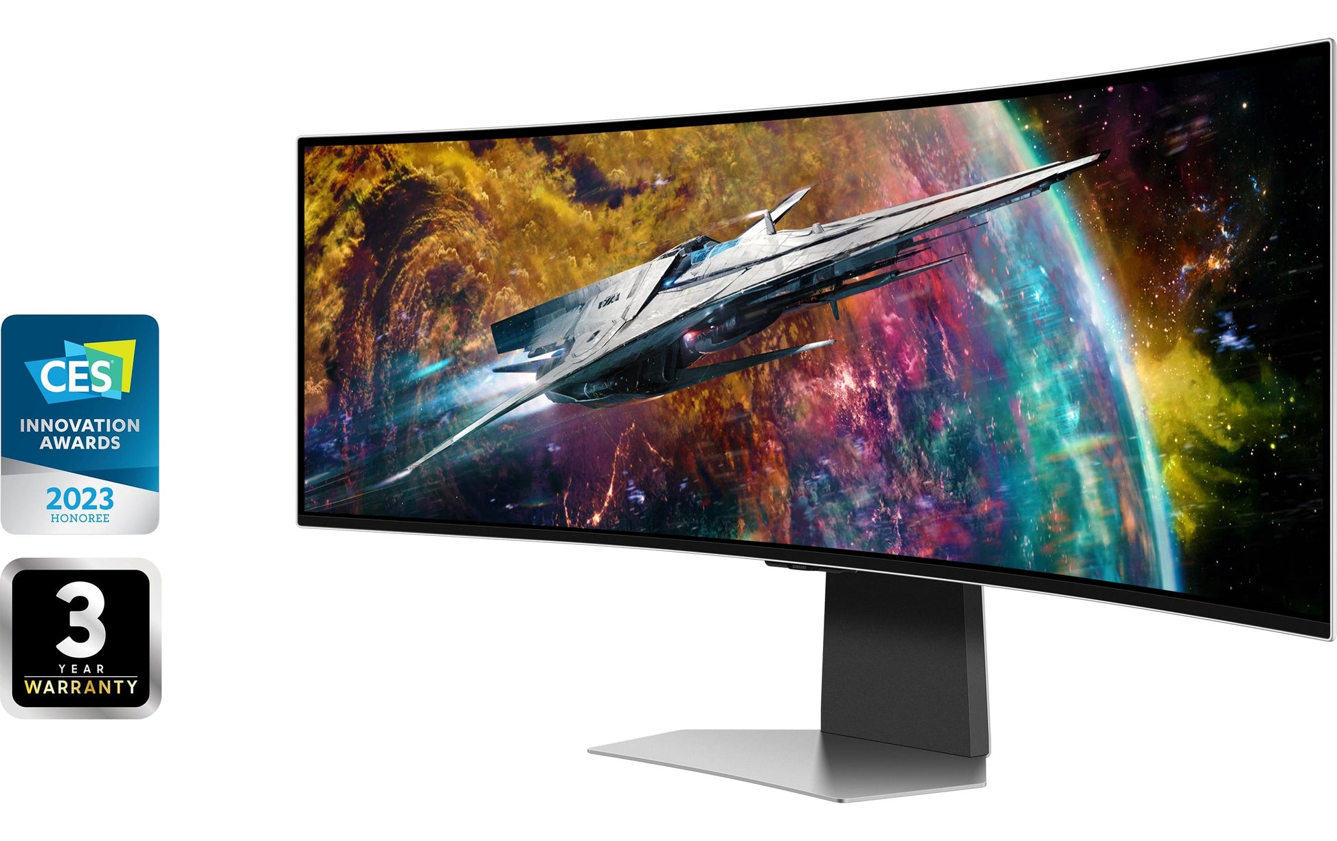 Samsung Odyssey G95SC – 49" Curved, 5120 × 1440 (DQHD), OLED, 240 Hz, DisplayHDR 400
