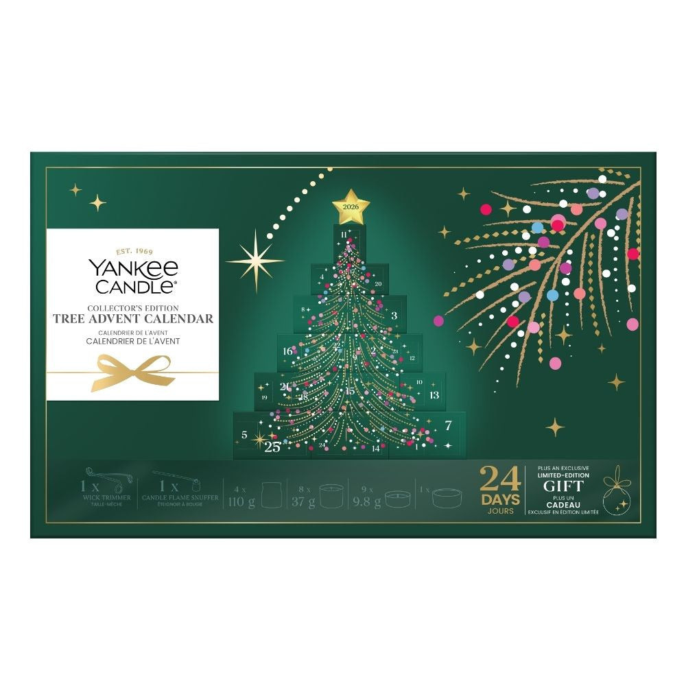 Yankee Candle Christmas Moments Adventskalender – Weihnachten – 24 Duftkerzen