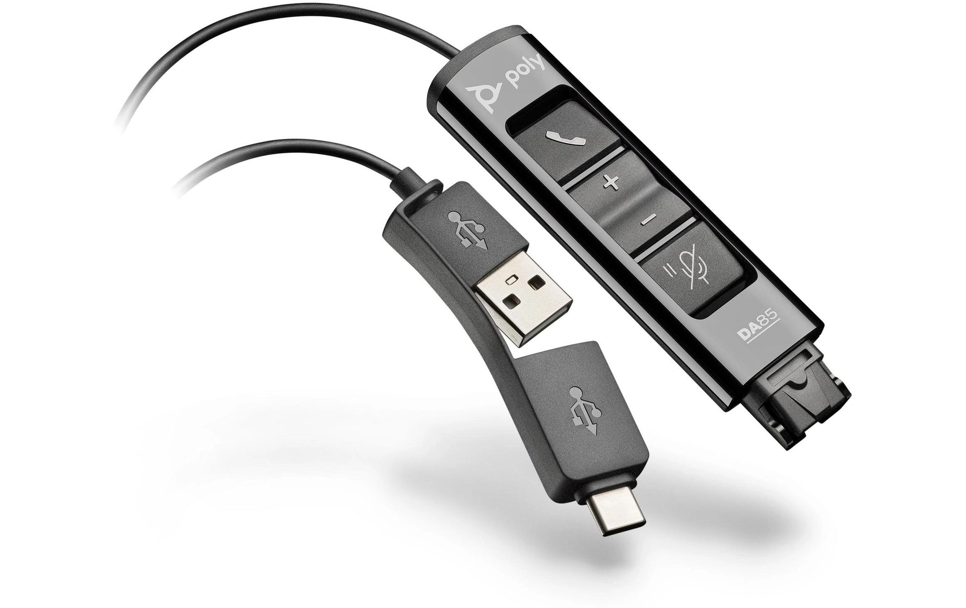 Poly DA85 – Headset-Dongle (USB, QD)