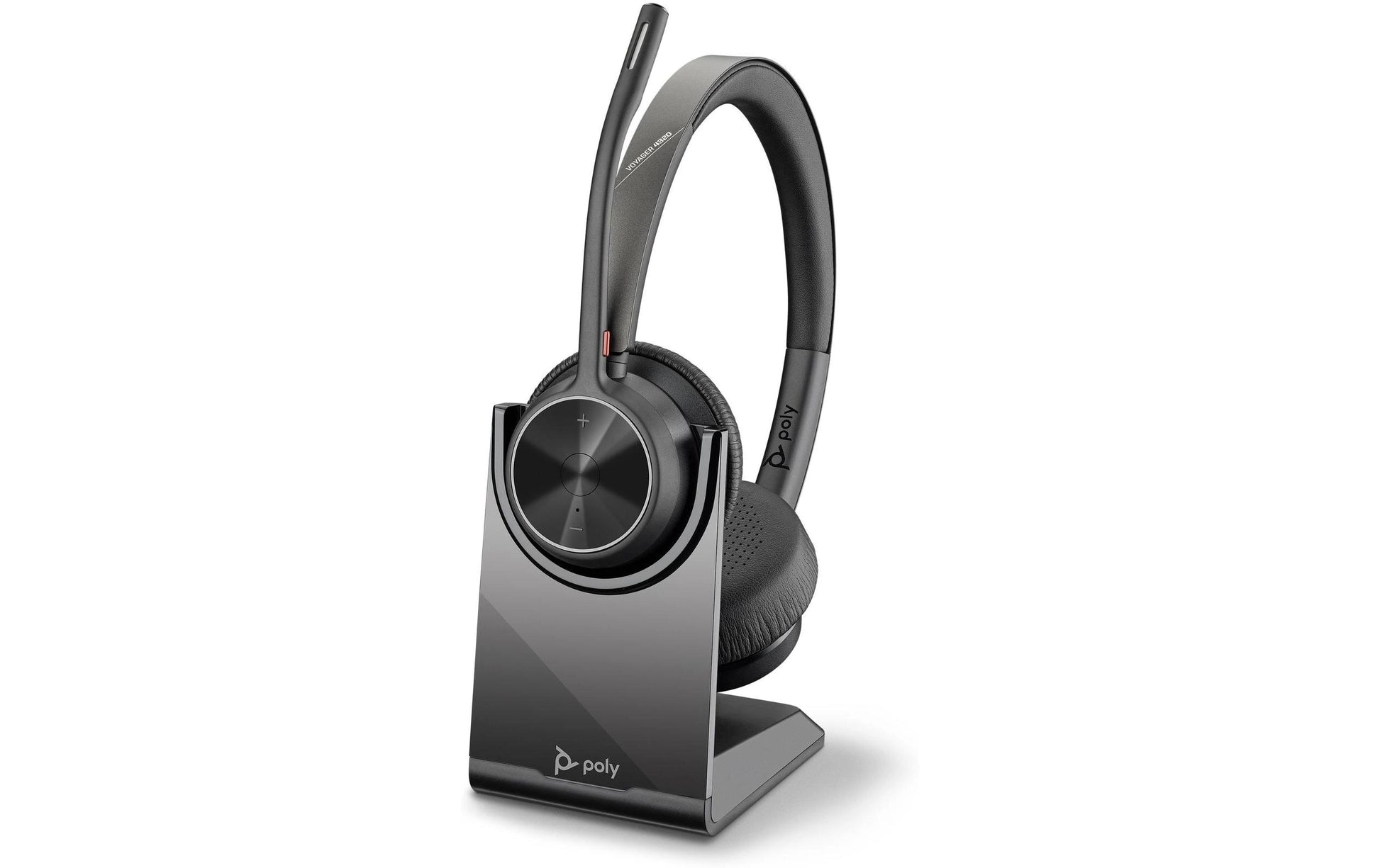 Poly Voyager 4320-M – Headset, Over-Ear – DECT/Bluetooth – mit Boom-Mikrofon – für Microsoft Teams