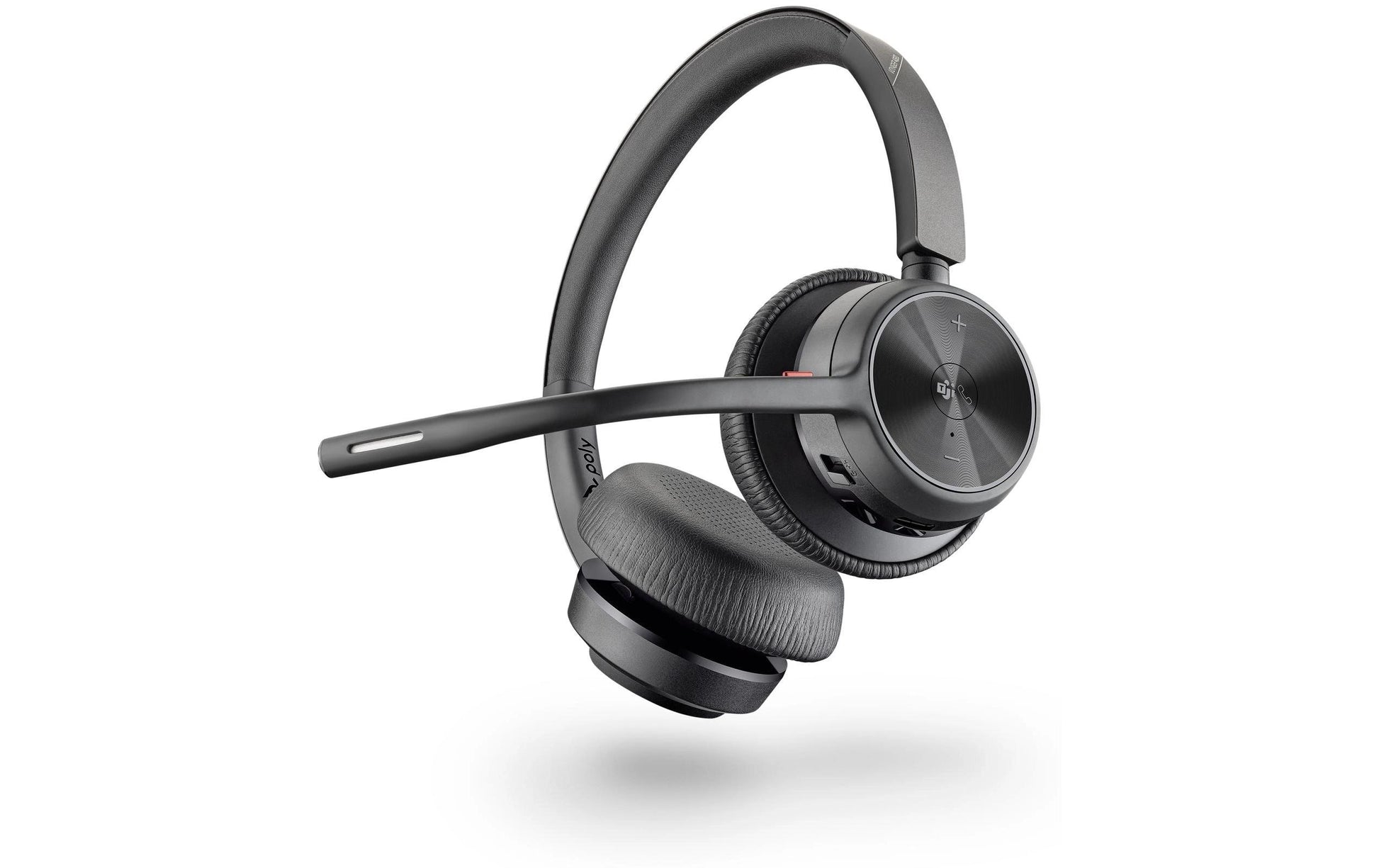 Poly Voyager 4320-M – Headset, Over-Ear – DECT/Bluetooth – mit Boom-Mikrofon – für Microsoft Teams