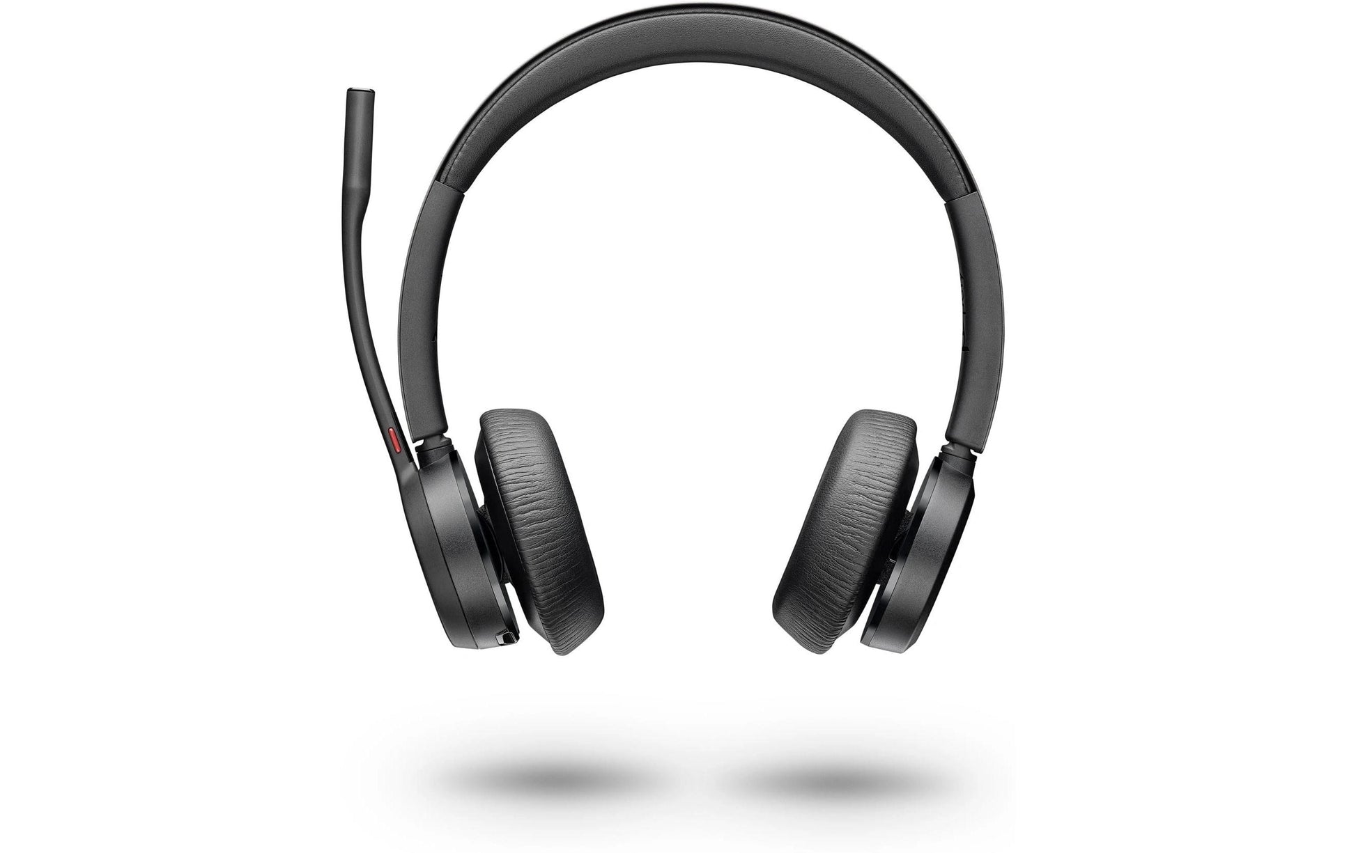 Poly Voyager 4320 Office-Headset – Over-Ear, Stereo, Kabel + BT, MS Teams zertifiziert, Schwarz