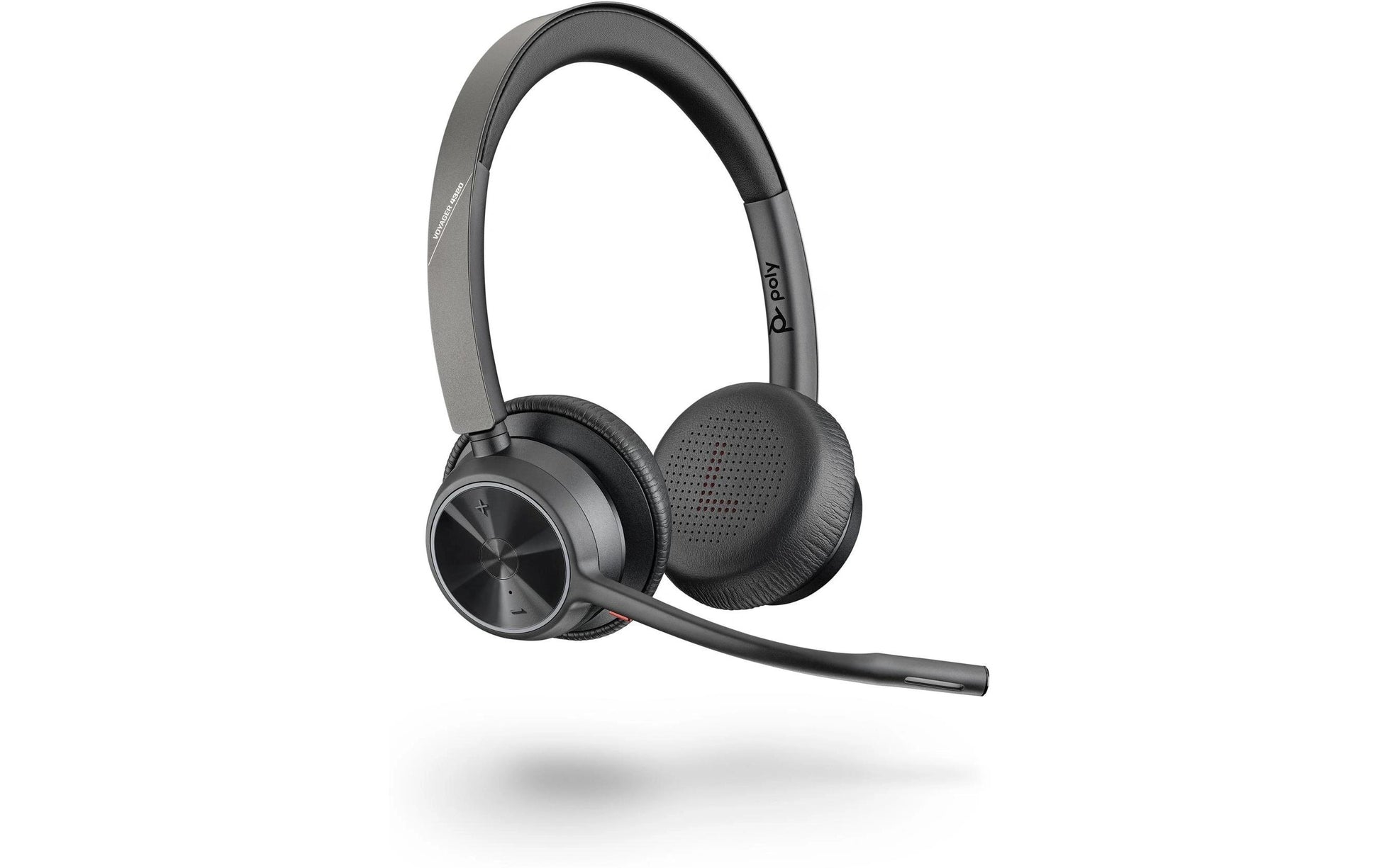 Poly Voyager 4320-M – Headset, Over-Ear – DECT/Bluetooth – mit Boom-Mikrofon – für Microsoft Teams