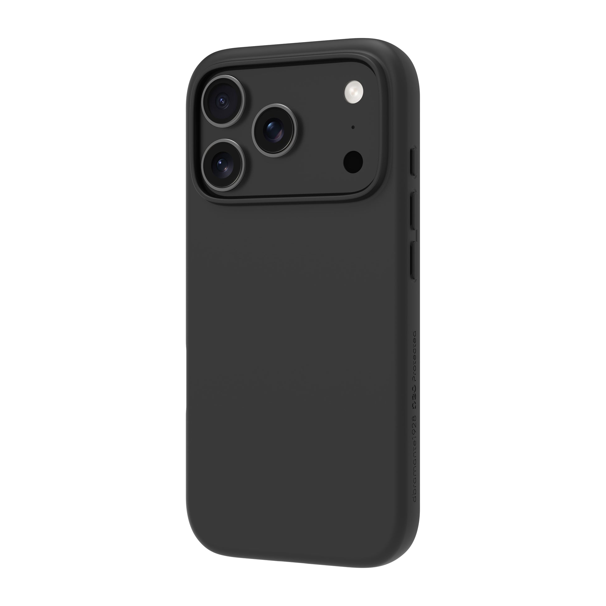 dbramante1928 Backcover – für Apple iPhone 17 Pro, MagSafe, Kunststoff, Schwarz, bis 4 m Sturzsicher