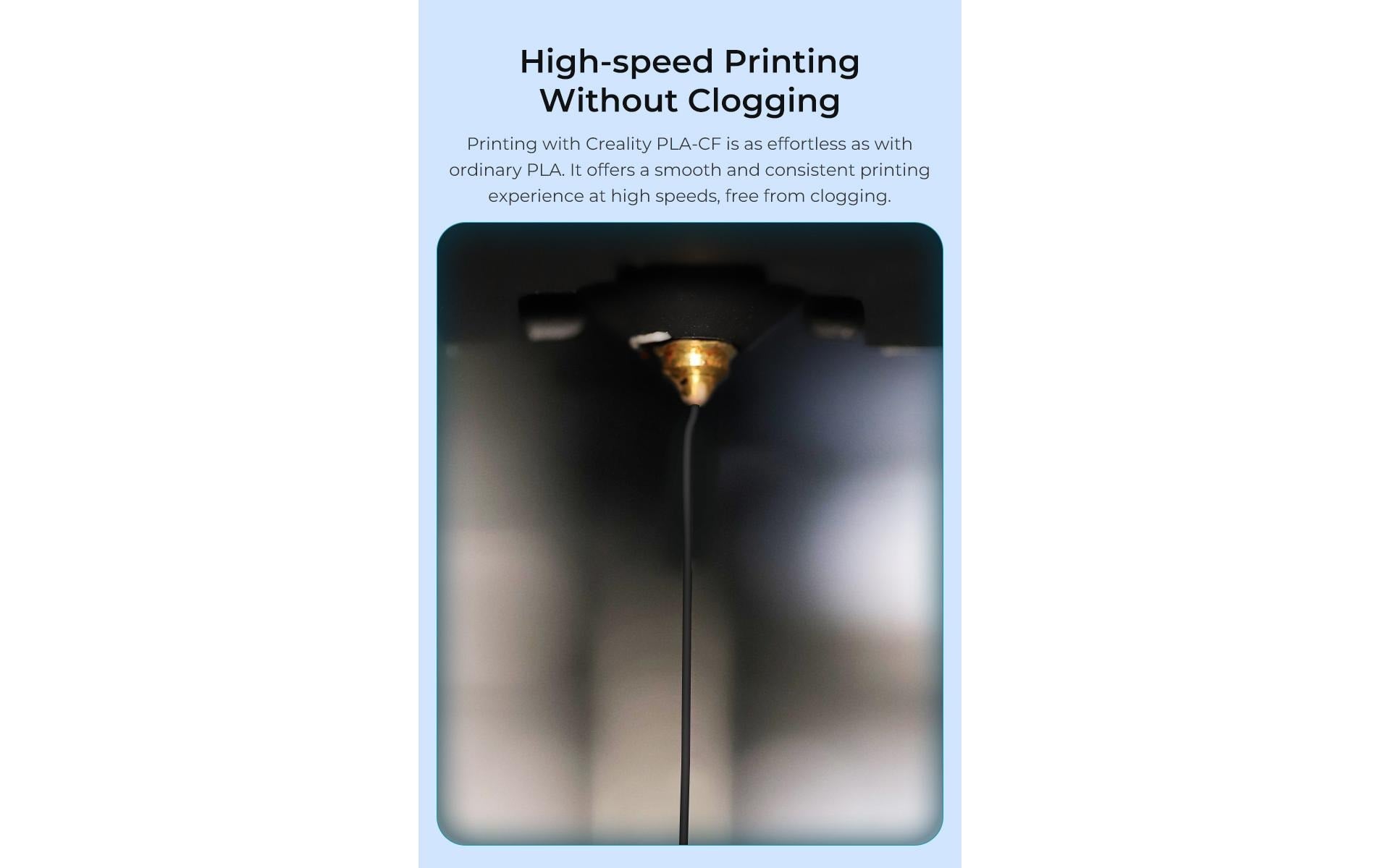 Creality 3D-Drucker-Filament Hyper PLA (Karbonfaser) 1,75 mm Violett, 1 kg – für Creality K1-C, K1 Max