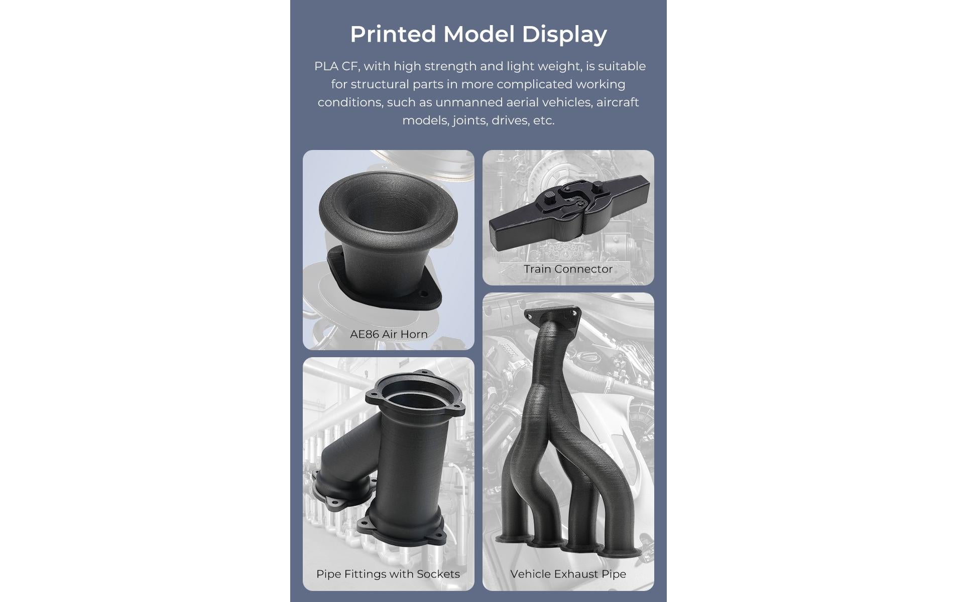 Creality 3D-Drucker-Filament Hyper PLA (Karbonfaser) 1,75 mm Violett, 1 kg – für Creality K1-C, K1 Max