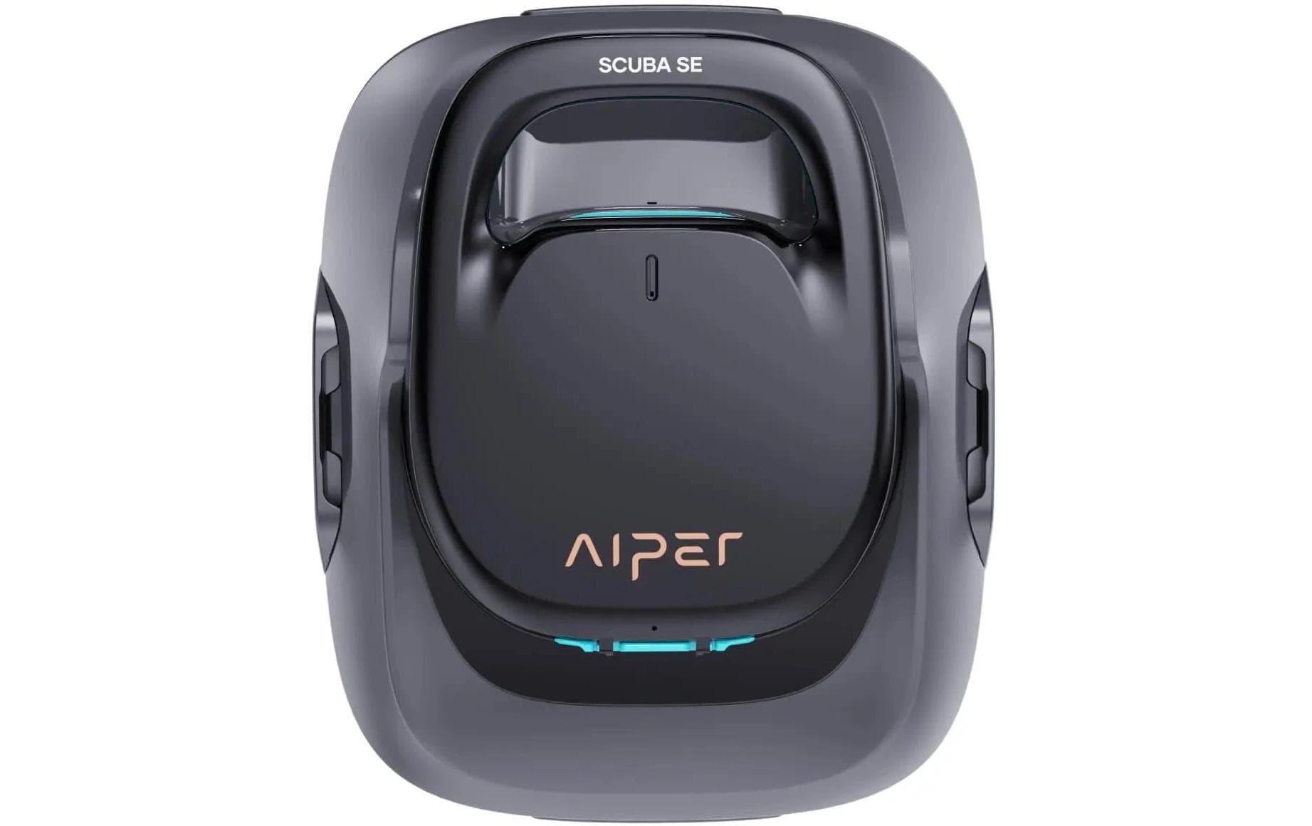 Aiper Roboter-Pool-Reiniger Scuba SE – 80 m², schwarz/grau, 28,0 × 34,3 × 17,0 cm