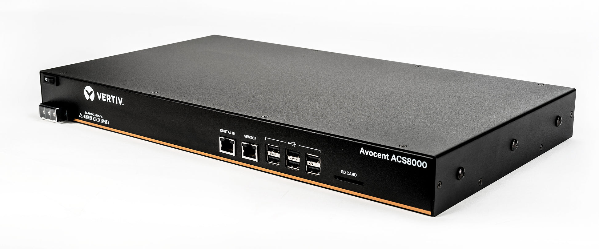 Vertiv ACS8000 Geräte-Dock – 8× RJ45, 8× USB-A, GbE, 16 GB eMMC