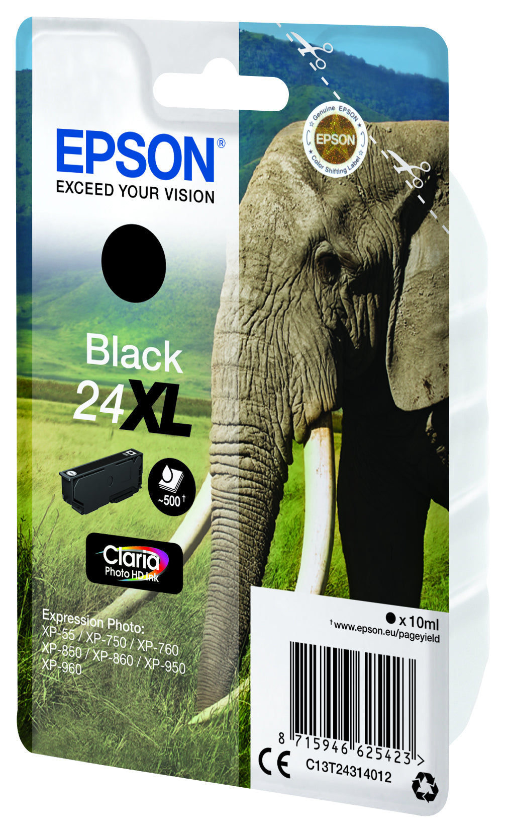 Epson Tintenpatrone – Claria Photo HD, Schwarz, T2431 24XL