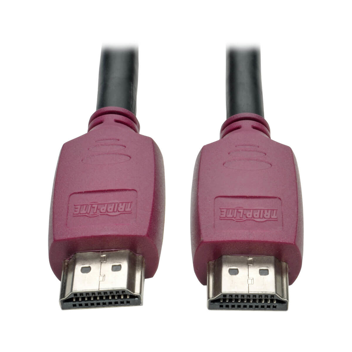 Tripp Lite HDMI Kabel HDMI 2.0 4K 60 Hz – 3 m – Ethernet – Schwarz/Magenta