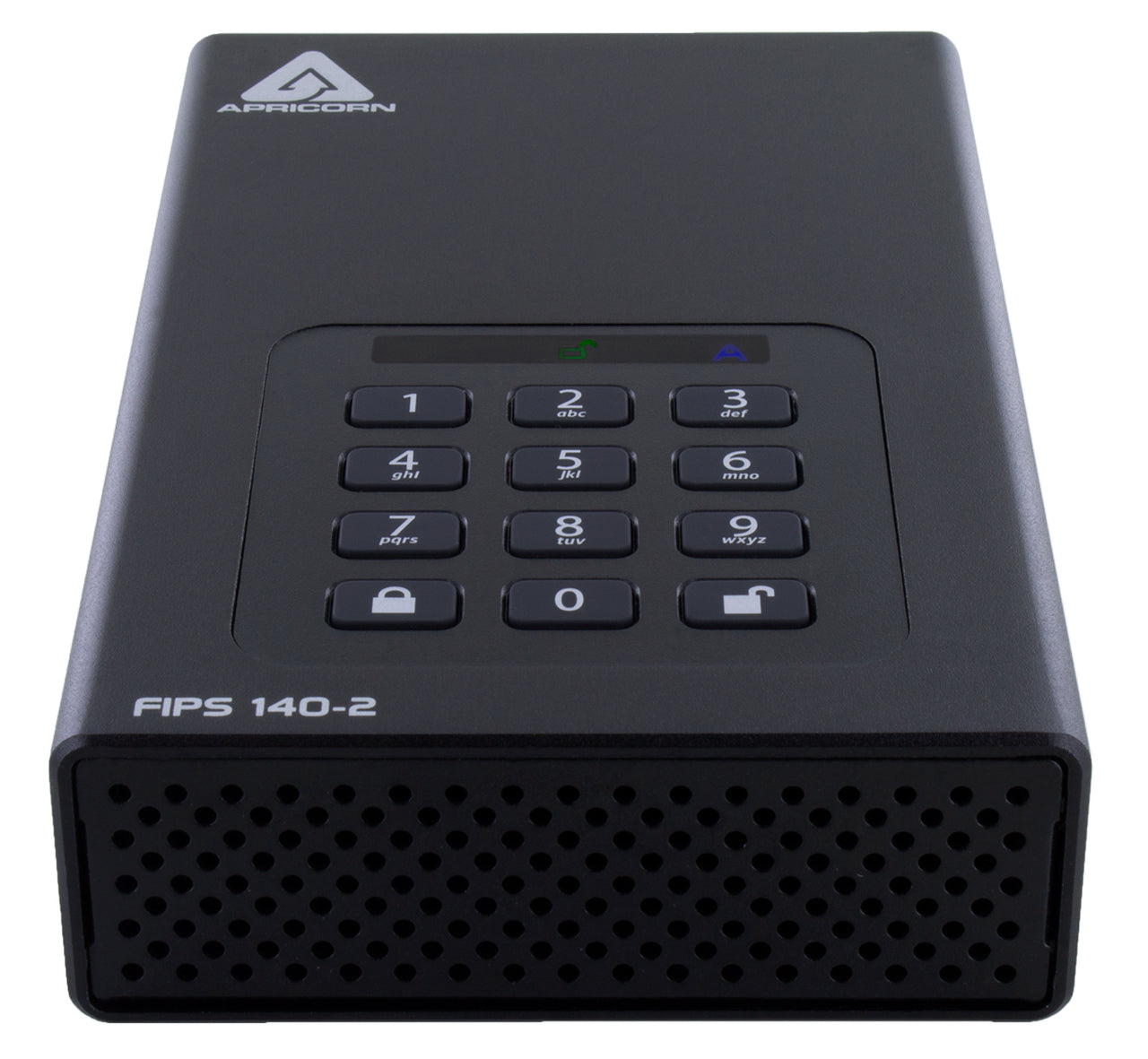 Apricorn egis Padlock ADT-3PL256F-18TB – für USB 3.2 Gen 1, FIPS 140-2, PIN-gesichert
