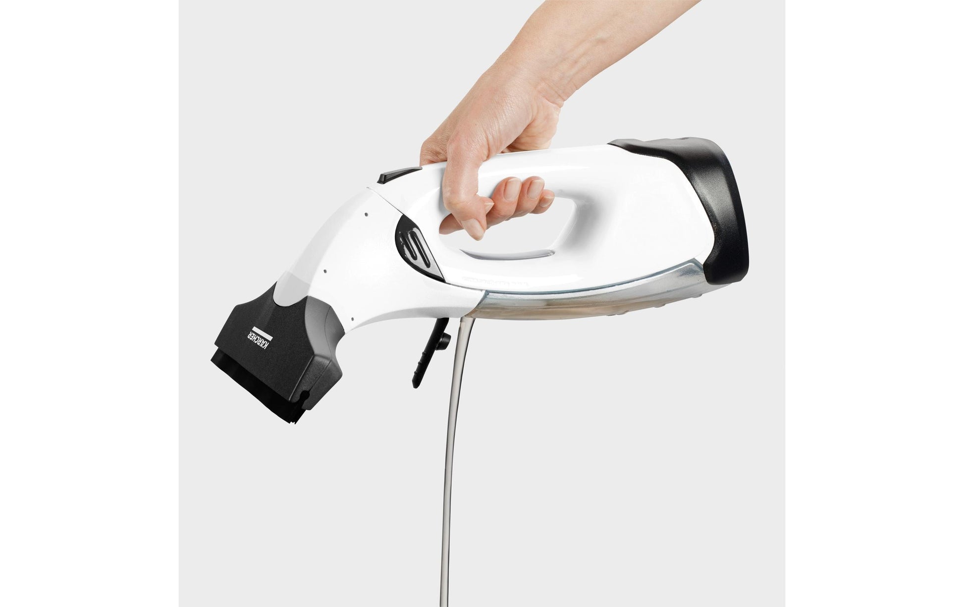 Kärcher WV 2 Plus N – Fenstersauger – Arbeitsbreite 25 cm, Laufzeit 35 min, Tank 100 ml, 105 m², Weiss