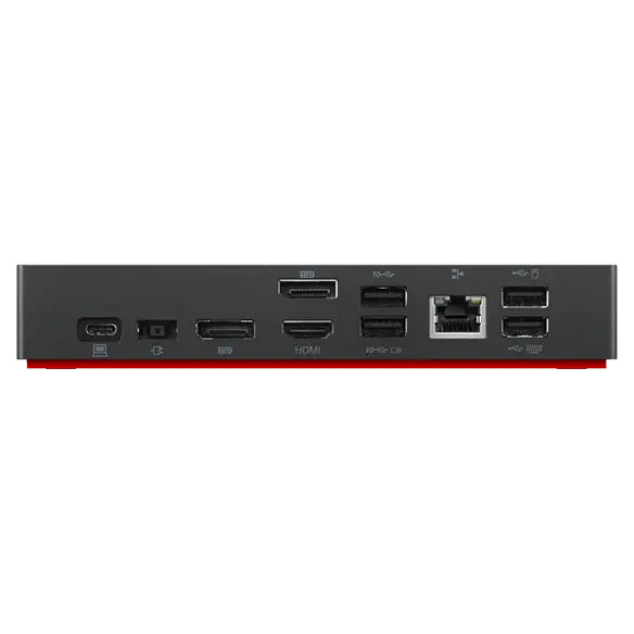 Lenovo Dockingstation – USB-C, 2× DP, 1× HDMI, 5× USB-A, 100 W PD, GbE, 3,5 mm Audio
