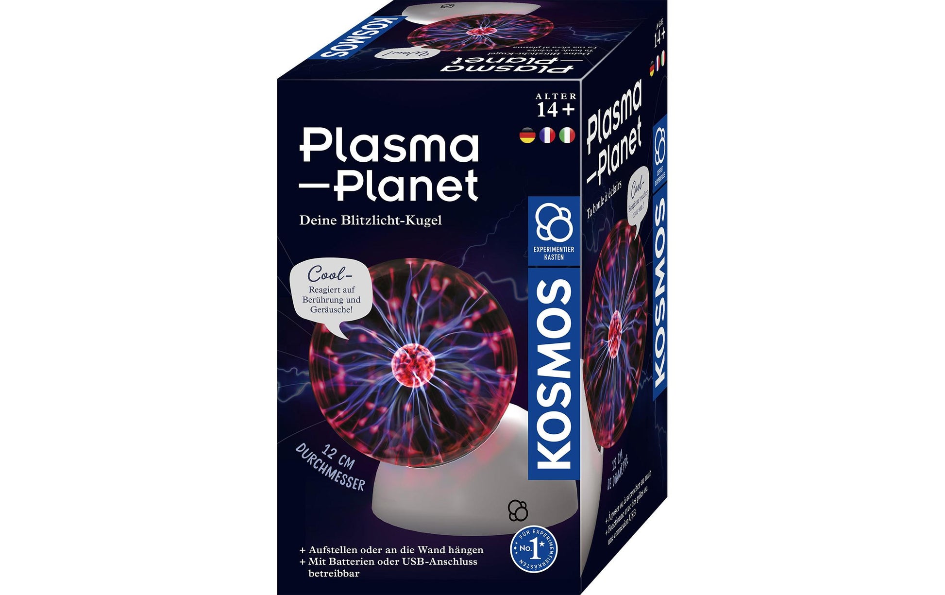 Kosmos Tischleuchte Plasma Planet – Akku, USB‑C