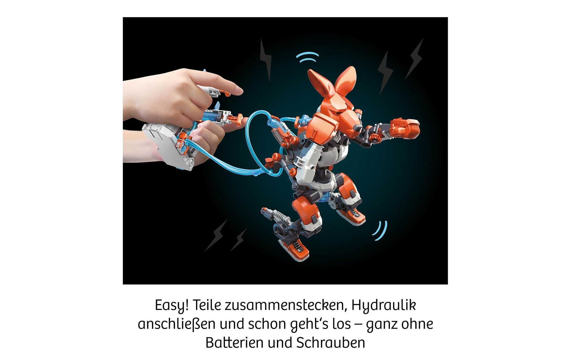 Kosmos Experimentier-Bausatz – Boxing Bots, Bausatz für 2 Roboter, Hydrauliksystem, ab 10 Jahren