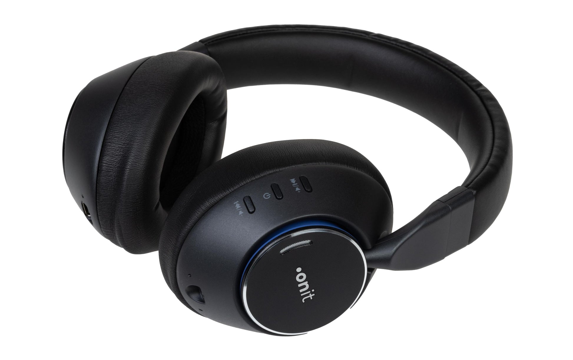 ONIT Over-Ear Kopfhörer – Bluetooth, ANC, Mikrofon, USB-C – Schwarz – bis 25 h